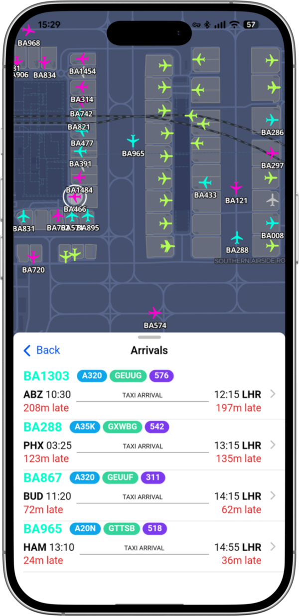 Flo.w Aviation on mobile